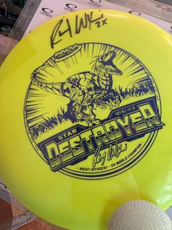 Ricky Wysocki autographed discs