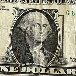 2013  Dollar Bill ( Unique Error)