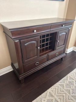 Samuel Lawrence Solid Wood Dining Server / Buffet with Wine Rack