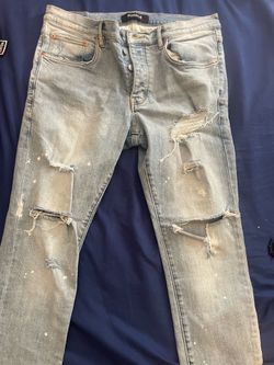Purple P001-34 Jeans No Tag