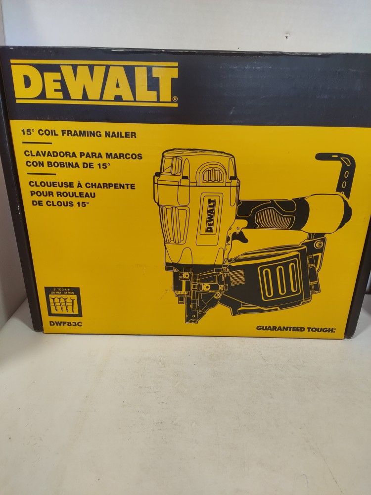Dewalt 15° Coil Framing Nailer