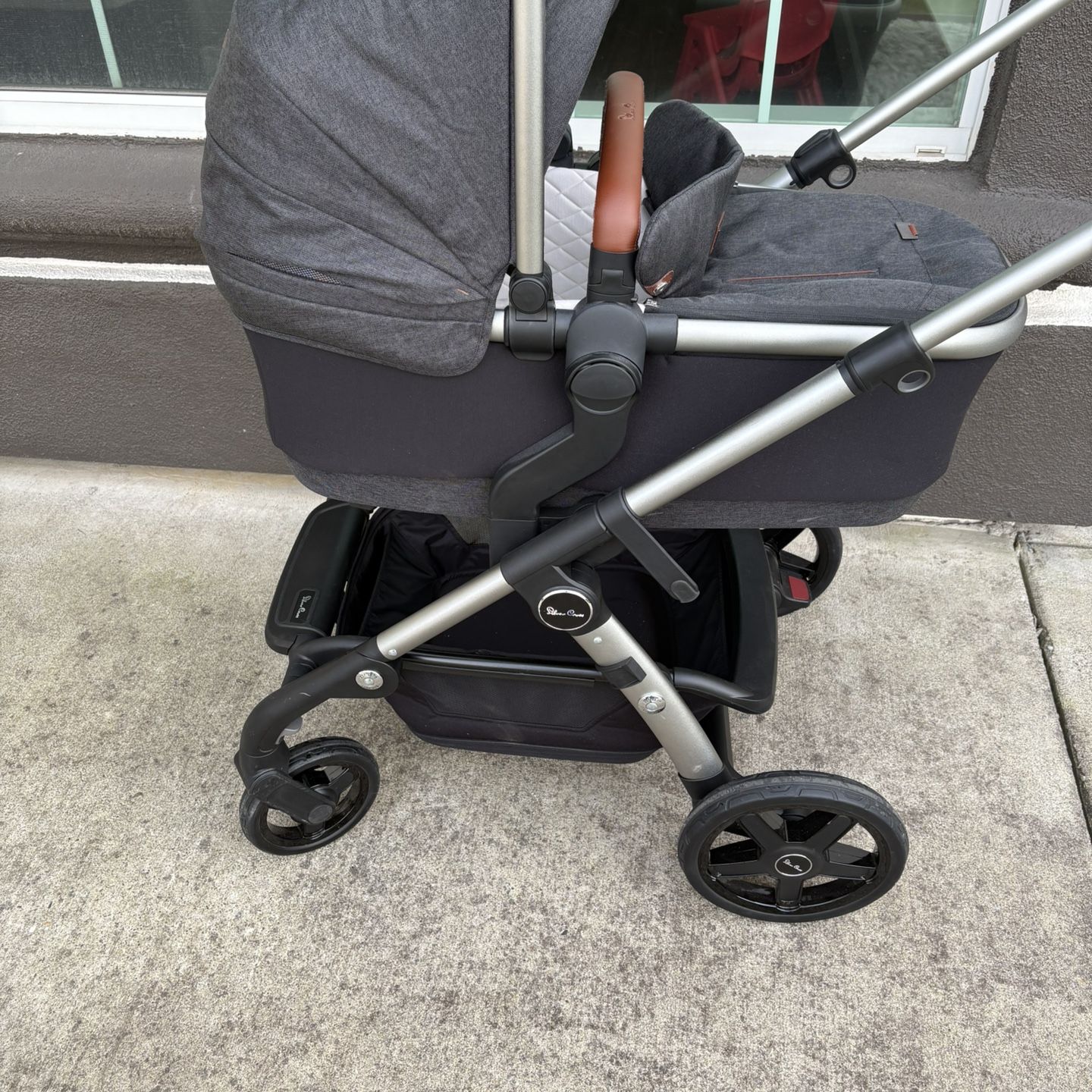 Sliver Cross Stroller.