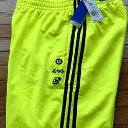 Adidas Bored Ape Yacht Club Punks Neon Track Pants Men’s Size 2XL HZ4527 New!