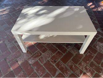 IKEA Coffee Table and White TV Stand Set