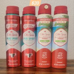 4- Old Spice Dry Spray Deodorant $20 Near Costco In Panama Line 