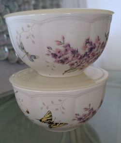 Lenox Butterfly Meadow Bowls NWT