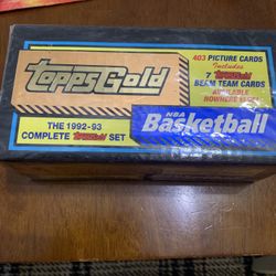 1992-93 TOPPS gold set Factory Sealed