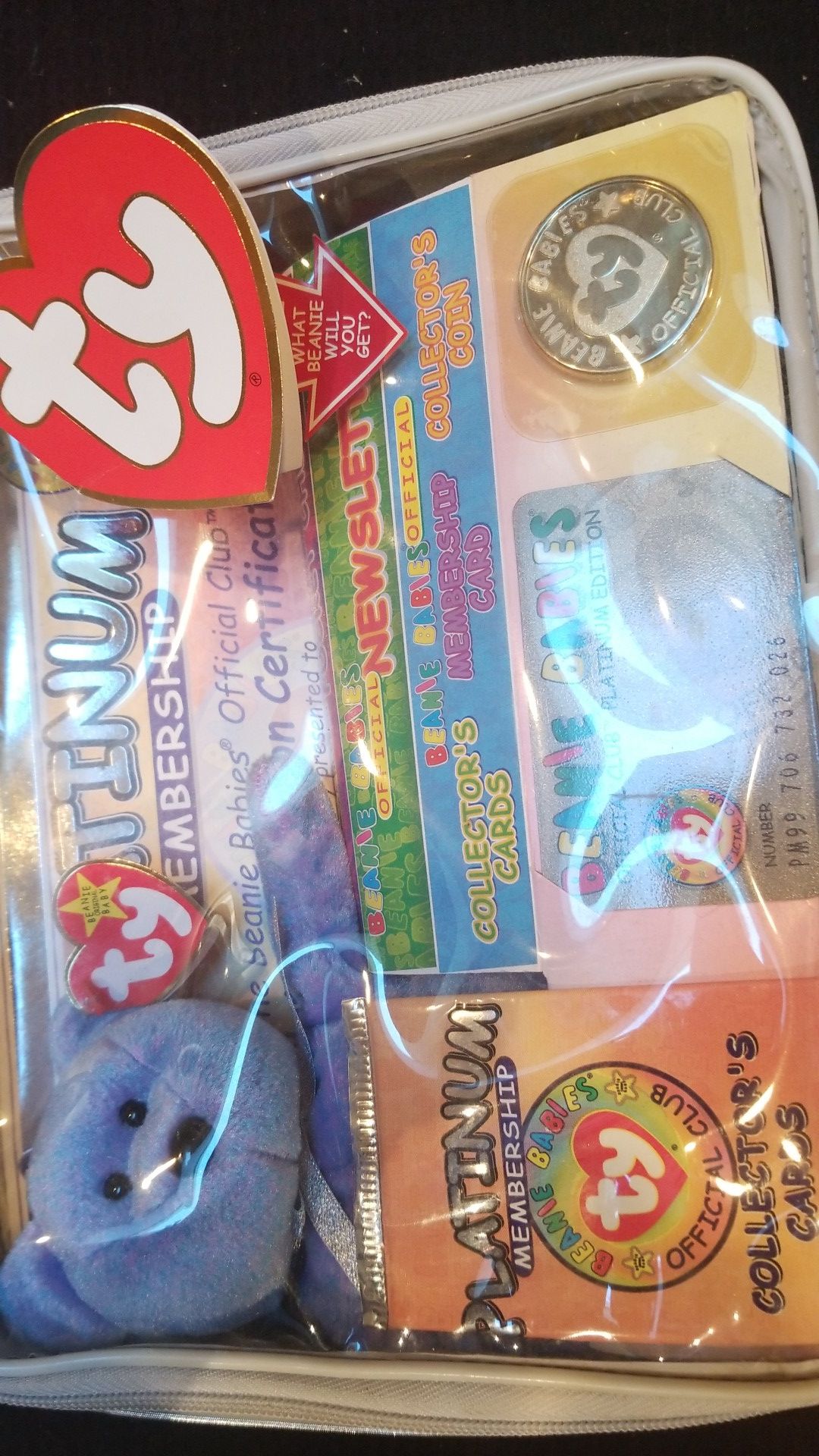 Ty Beanie Baby Platinum Membership Kit