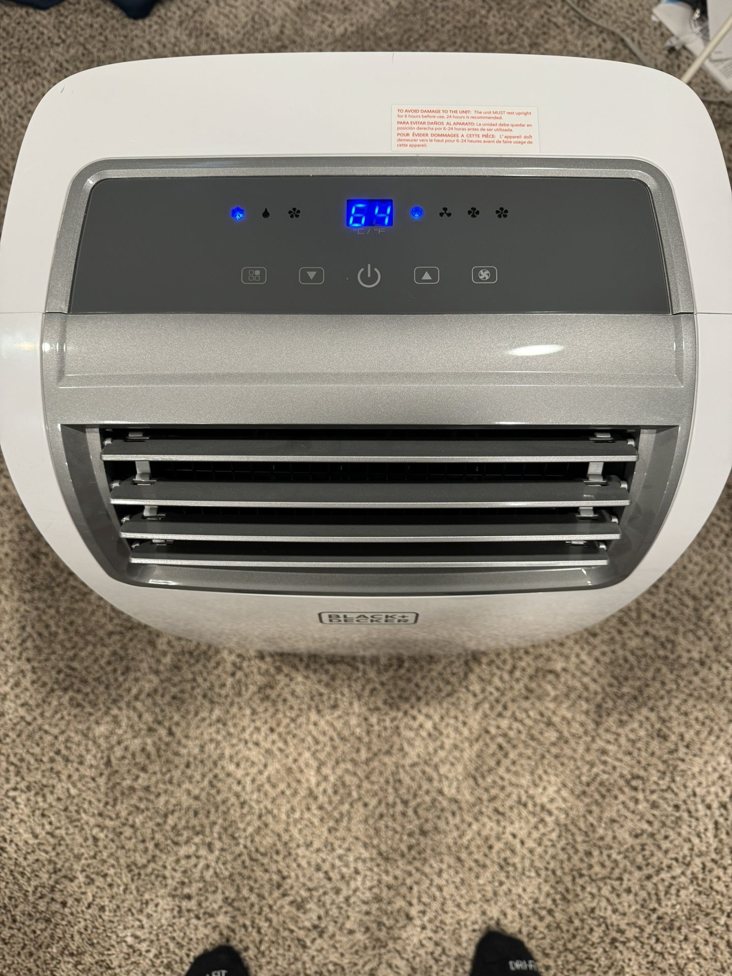 Portal AC, Great For Big Rooms, Black + Decker 14,000 BTU