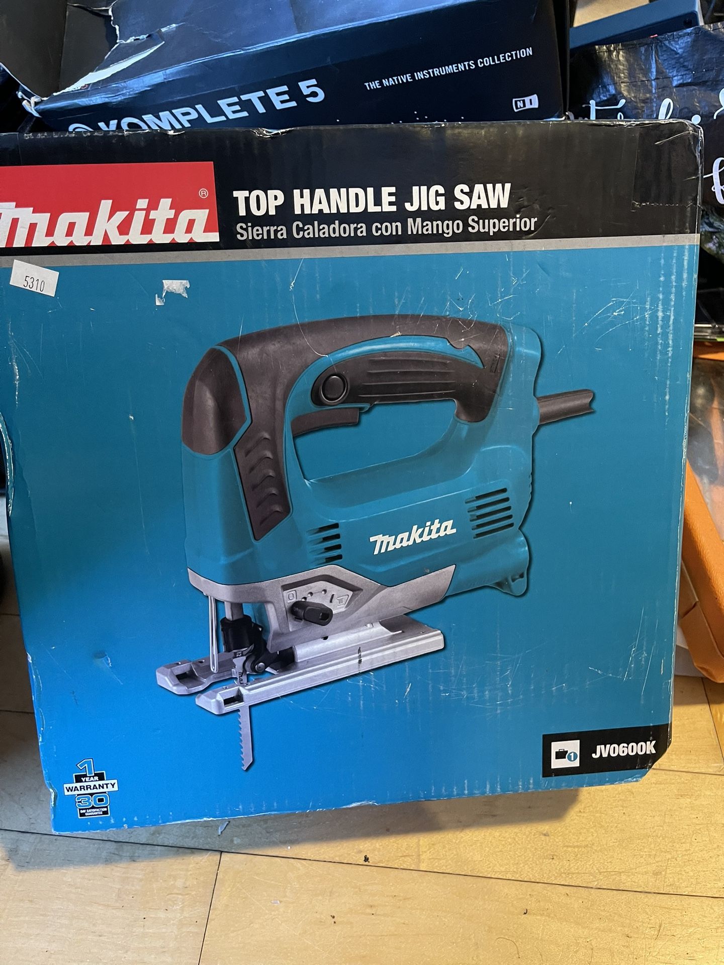 New MAKITA JV0600K TOP HANDLE JIG SAW WITH TOOL CASE
