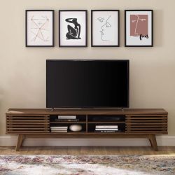 Mid-century Modern 70 inch TV Stand Entertainment Center (like new)