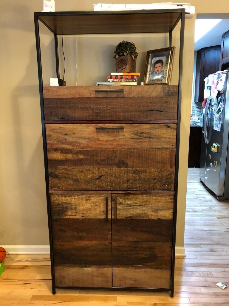 Crate and Barrel Clive Bar Cabinet