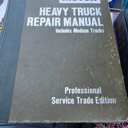 Motors Heavy Truck Repair Manual 1977 To 1985 Edition