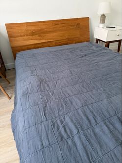 CB2 Dondra Teak Bed Frame Queen