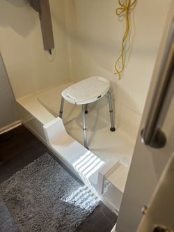 24” Wide Walk In Shower Step