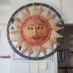 36 Inch Tin Sun Yard Decoration  $35