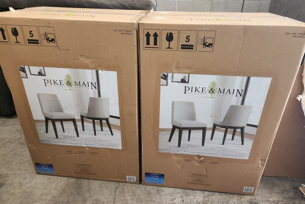 4 Brand New in box Dining Chairs Only- Veneto by Pike and Main of Seattle