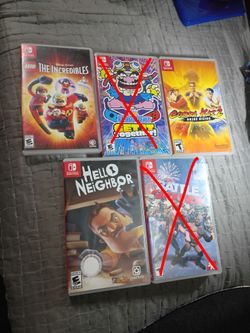 Nintendo Switch Video Games - Tested And Working