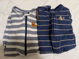 Carter's baby Zip-Up pajamas Bundle of 2