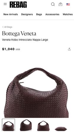Shop authentic Bottega Veneta Intrecciato Small Veneta Hobo Bag at