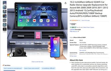 Smart Car Stereo - Accord 2009-2018