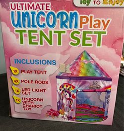 Unicorn Tent Set - New