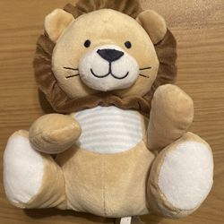 Carters Just One You Lion Musical Wind Up Plush Baby Toy Lullaby Head Moves