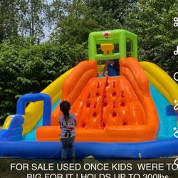 Inflatable waterslide