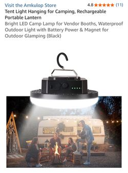 Amkulop Rechargeable Portable LED Camping Lantern
