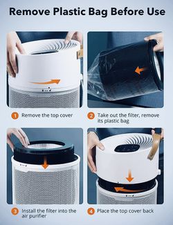 How to Replace the Levoit Large Room Air Filter - Turn Off Filter
