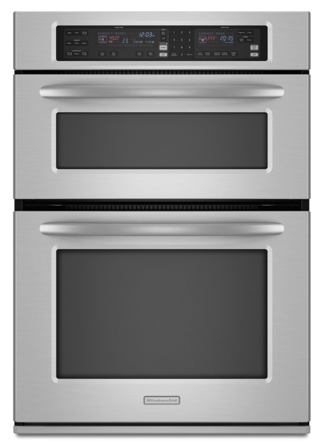 Kitchenaid 1.4 cu. ft. True Convection Microwave 3.8 cu. ft. True Convection Lower Oven-Architect 27”