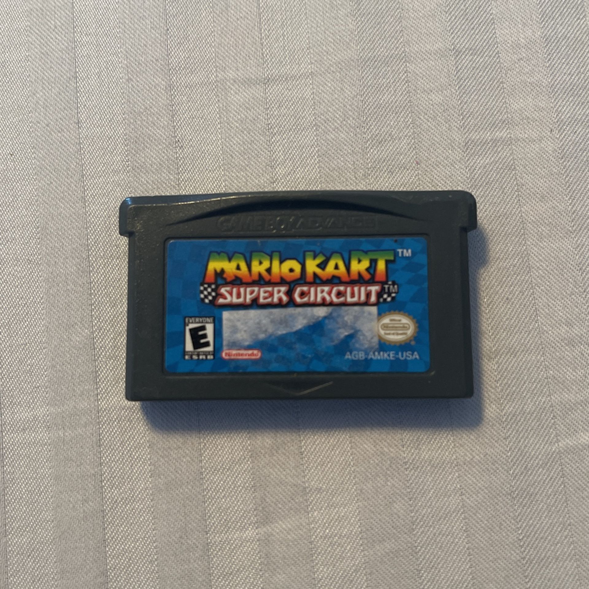 Mario Kart Super Circuit.