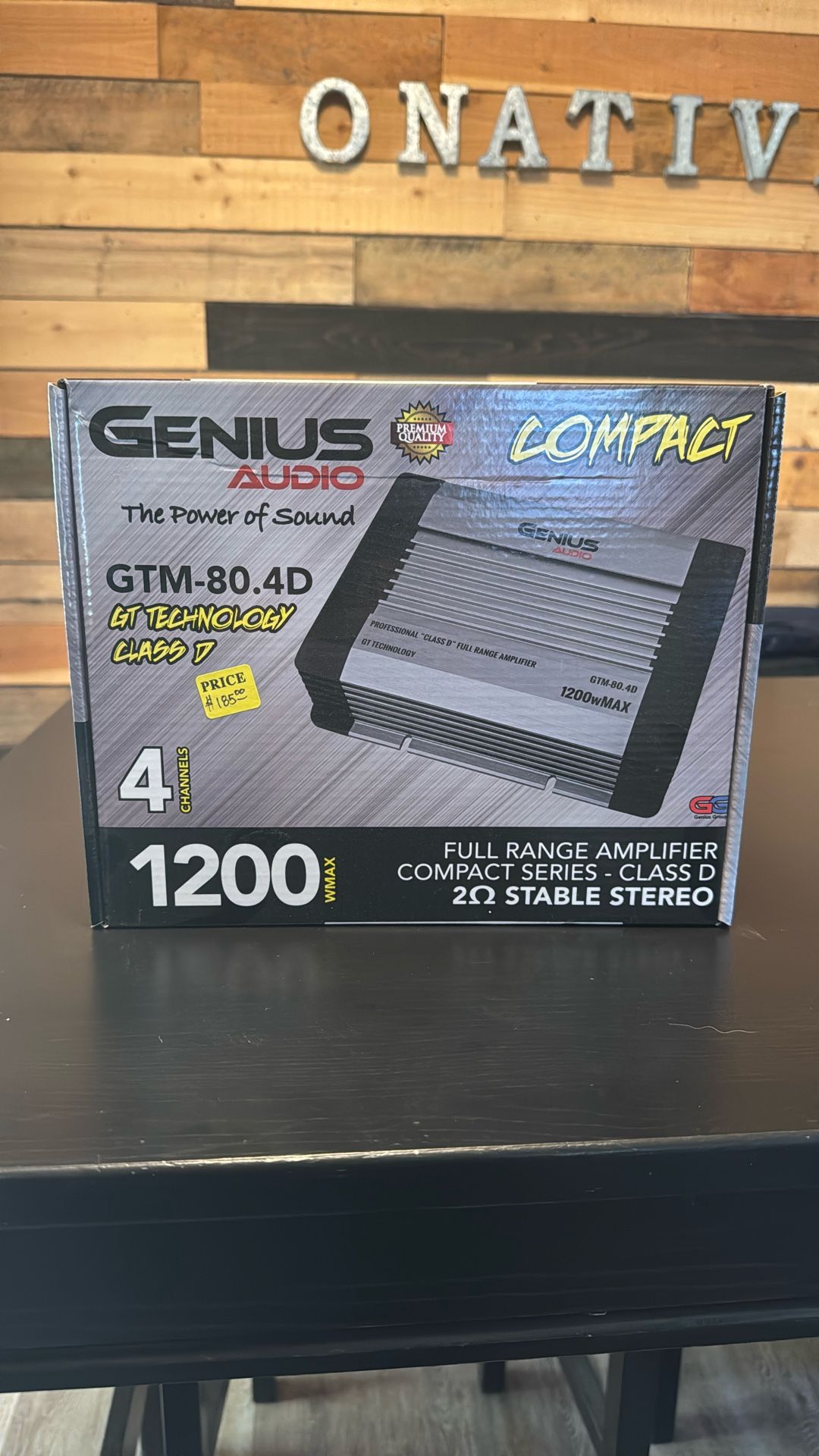 Genius GTM-80.4D Compact Amplifier 