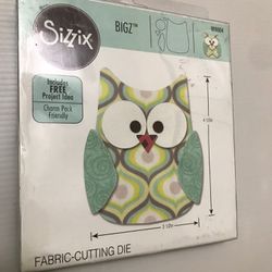 Sizzix Fabric Cutting Die (owl)