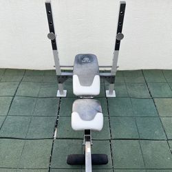 Gold’s Gym Adjustable Weight Rack Bench
