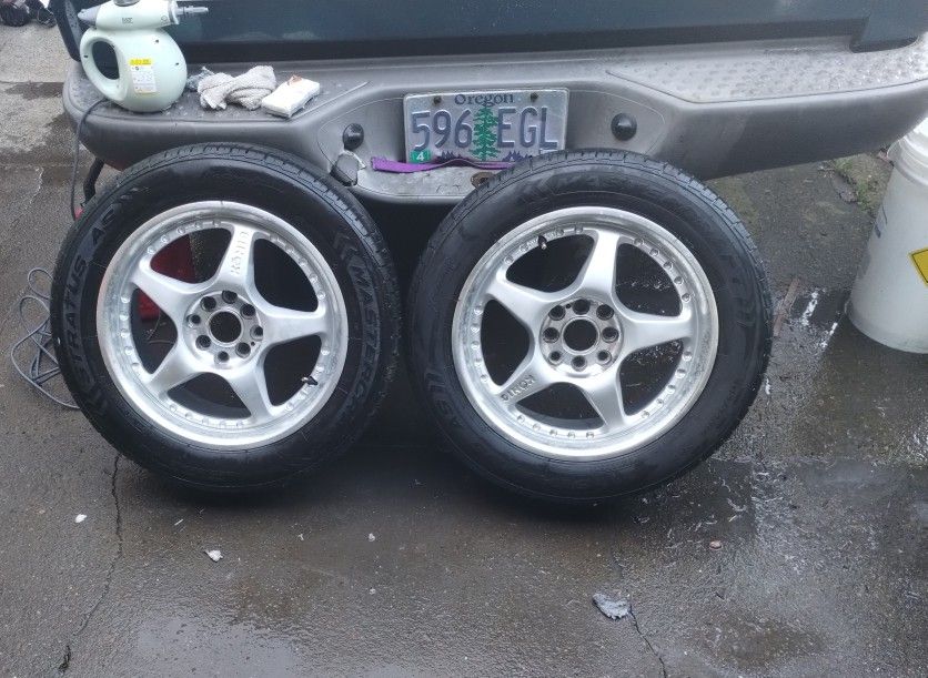 16 In Wheels 4 Lug Universal 75 Percent Tread 205/55 R16