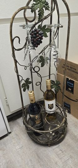 Wine And Glass Holder