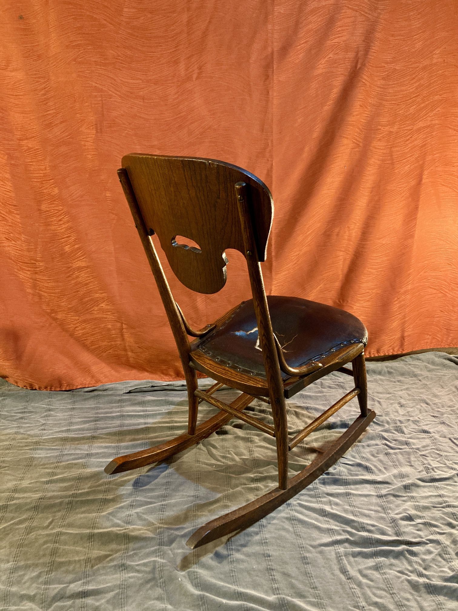 Lovely Little Wood Rocking Chair 