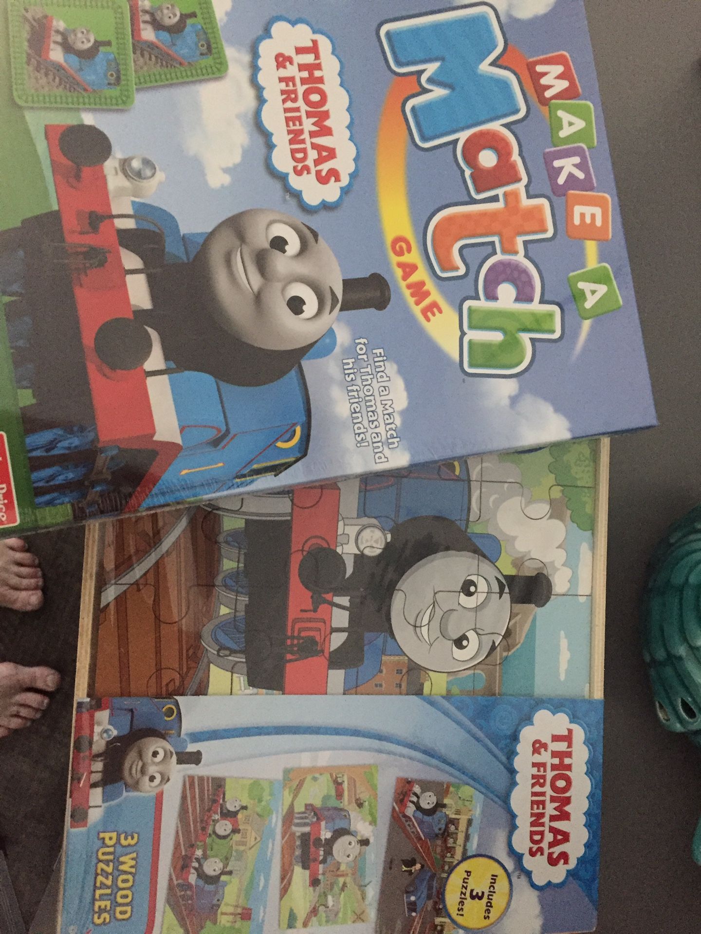 Thomas and friends wooden wood puzzles and game