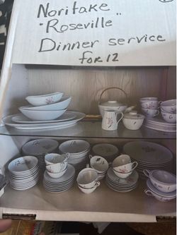 Noritake Roseville China Set — very large set