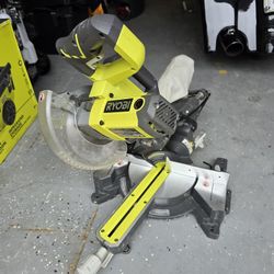 Ryobi Tss702 10 Amp Corded 7-1/4 in. Compound Sliding Miter Saw