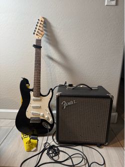 Electric Guitar & Fender Amp Bundle – Ready to Play 🎸🔊