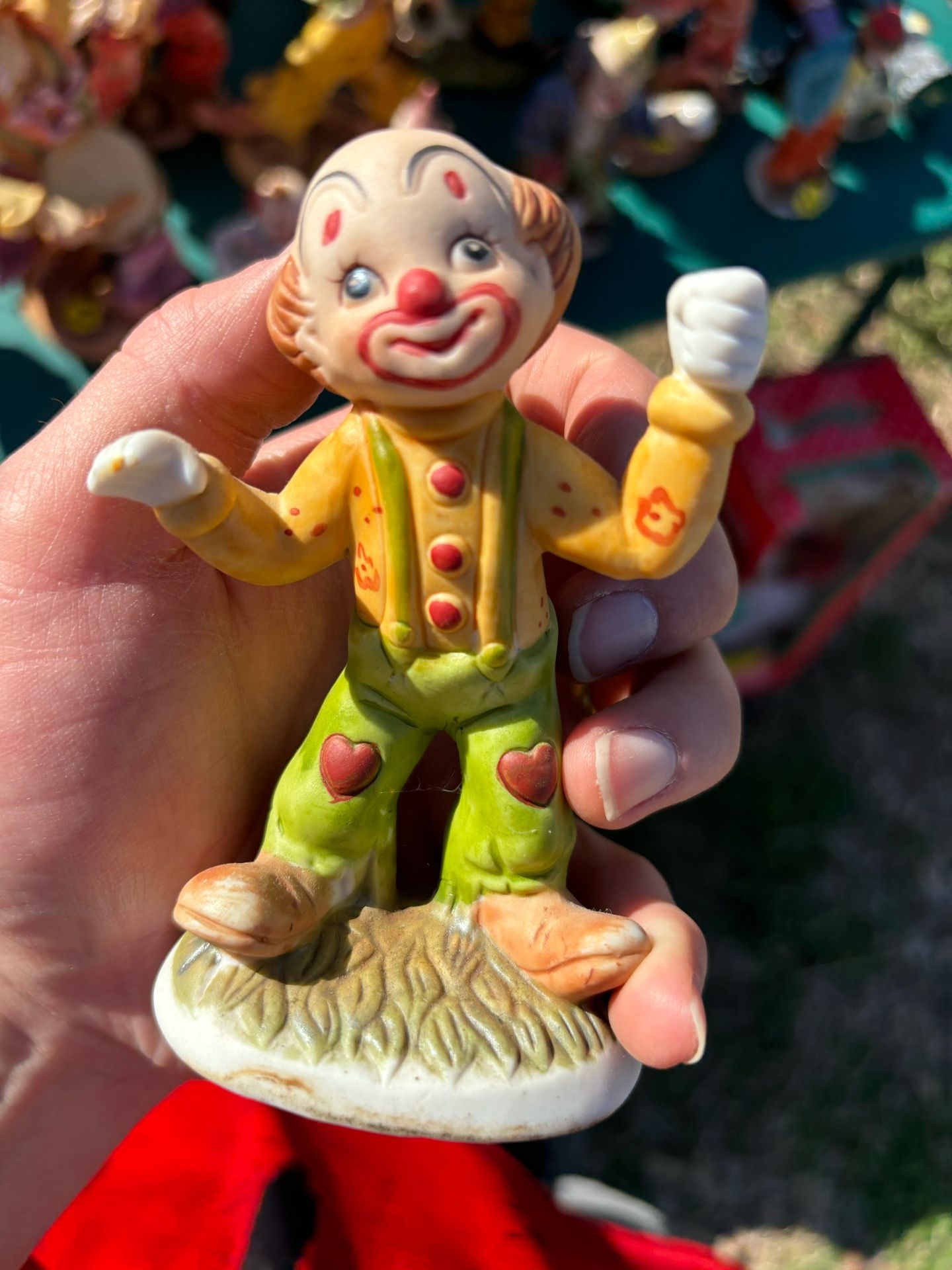 Collectors Glass Clown