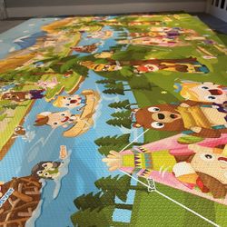 Kids Play Mat Woodland  And Alphabet Theme ! 🐦🦌 