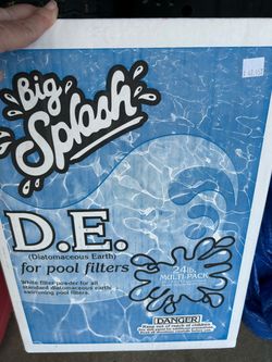 DE powder for pool filter
