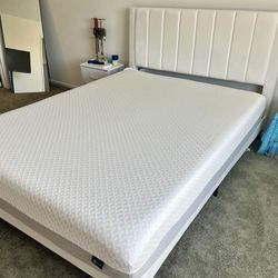 Full Size Bed frame with Mattress 