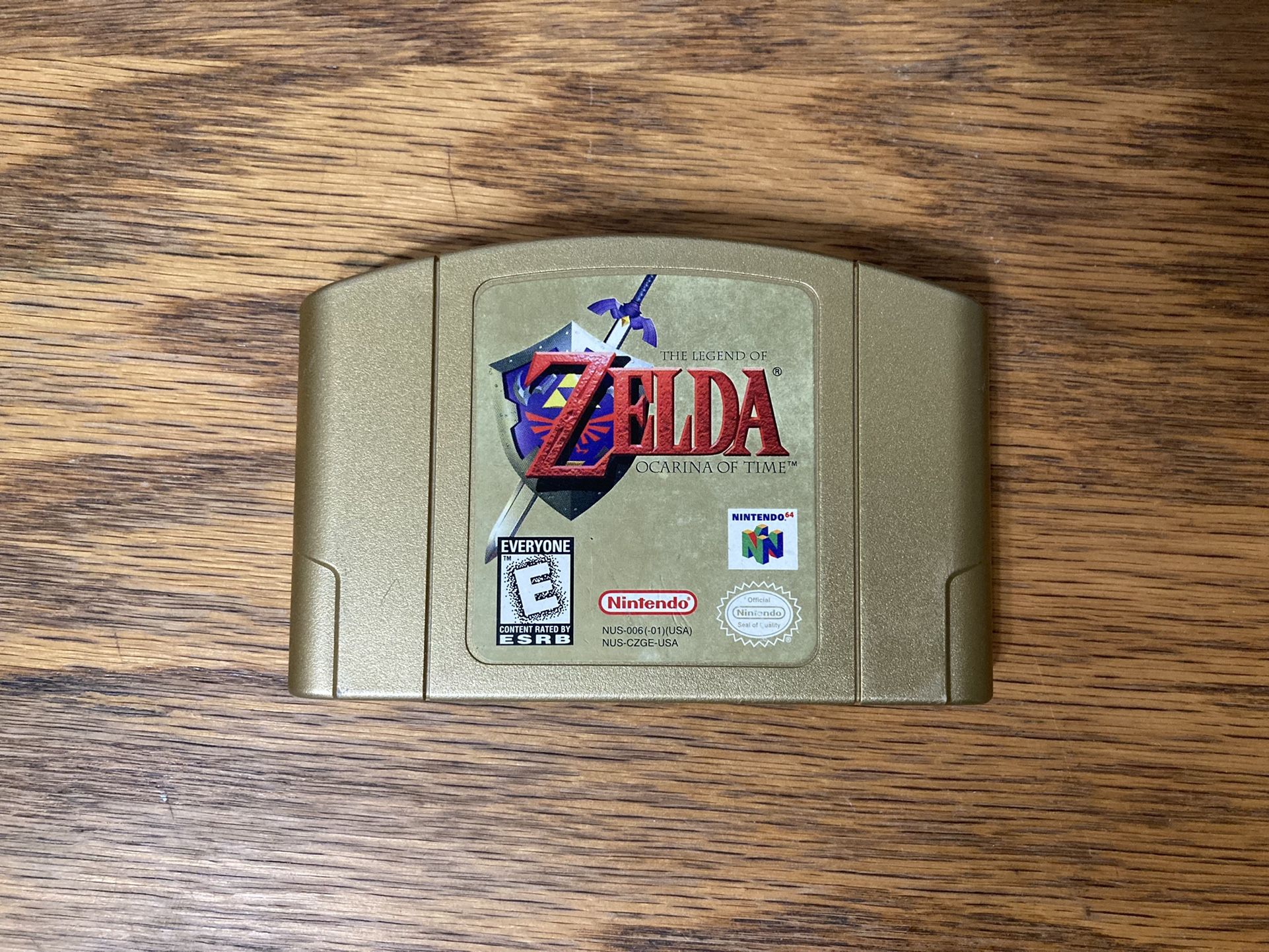 The Legend of Zelda Ocarina of Time GOLD OOT for Nintendo 64 video