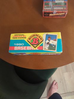 Bowman B 1990 Baseball Card Set 