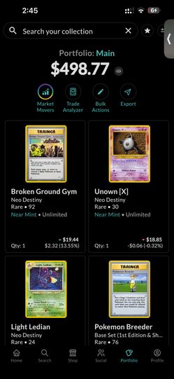 Vintage Pokemon Cards