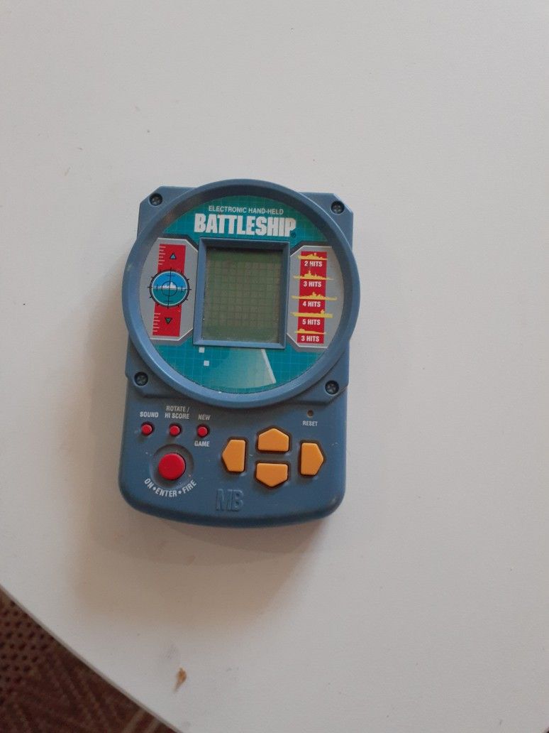Electronic Handheld Battleship Game